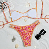 Carlijn | Bikini con Ribete de Color Contrastante