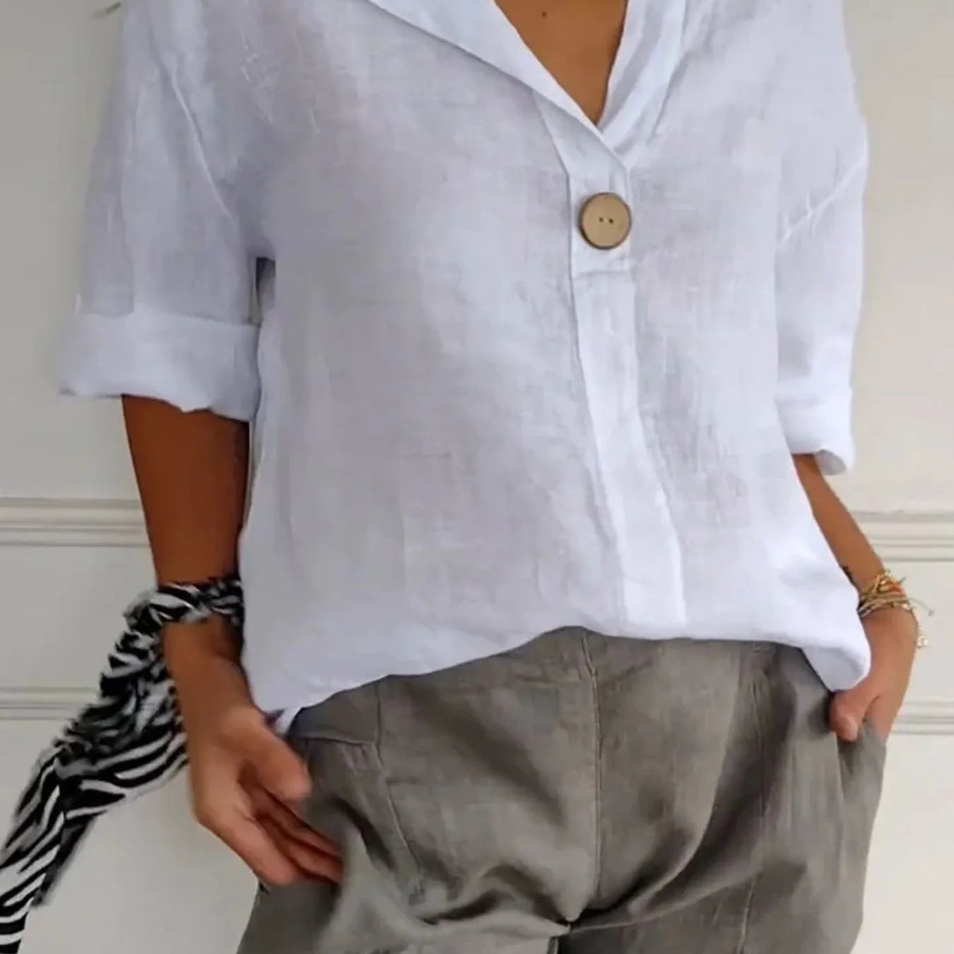 Samy | Camisa de mezcla de lino