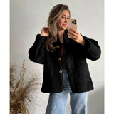 Alice™ | Chaqueta de Teddy en Color Marrón