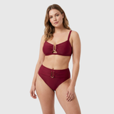 Anne | Bikini con detalle en forma de U dorada