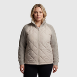 Emma | Chaqueta de punto acolchada con cremallera para mujeres