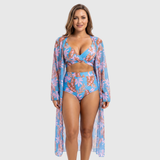 Piso | Set de Bikini de 3 Piezas con Cobertura Gratuita