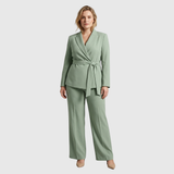 Ilse | Conjunto Chic con Chaqueta y Pantalón Suelto