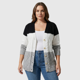 Elorah | Bicolor Knit Jacket