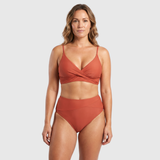 Jodi | Bikini de Corte Alto con Escote en V y Detalles Divertidos