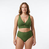 Melanie | Bikini de Pescado de Cintura Alta para un Estilo Veraniego Ideal