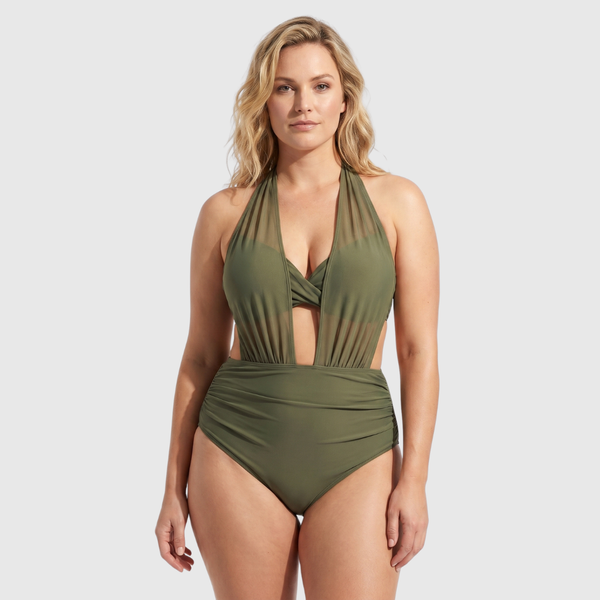 Sabine | Bikini de Corte Alto 2 en 1 con Control Abdomen