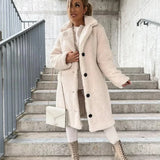 Elora™ | Abrigo Largo de Teddy para Mujeres