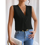 Samantha | Luxe Viscose Sleeveless Top