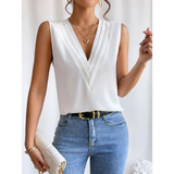 Samantha | Luxe Viscose Sleeveless Top