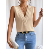 Samantha | Luxe Viscose Sleeveless Top