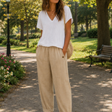 Maya | Pantalón de Lino Vaporoso