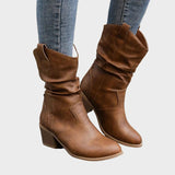Theodosia - Botas de Cuero Elegantes
