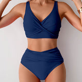 Jasmijn | Bikini de tiro alto con detalle retorcido