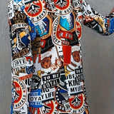 Tanja | Graffiti Print Blazer