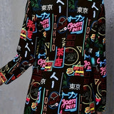 Tanja | Graffiti Print Blazer