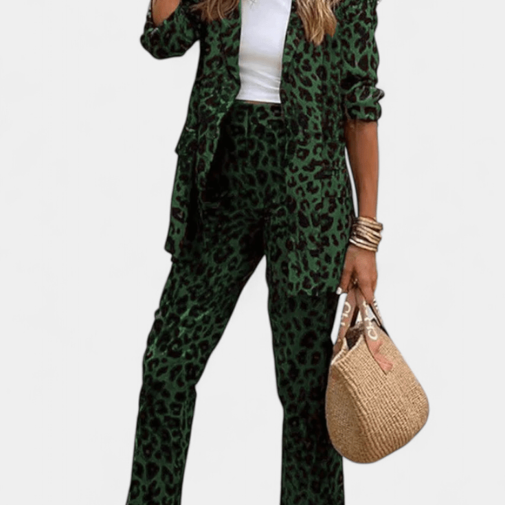 Trine | Leopard Print Set