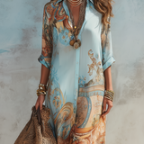 Gloria | Vestido Camisero Estampado