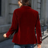 Caterina | Sofisticado Blazer de Terciopelo