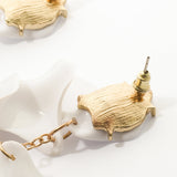 Aretes de Pétalos de Orquídea