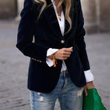 Caterina | Sofisticado Blazer de Terciopelo