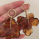 Pendientes de Flor Colgante