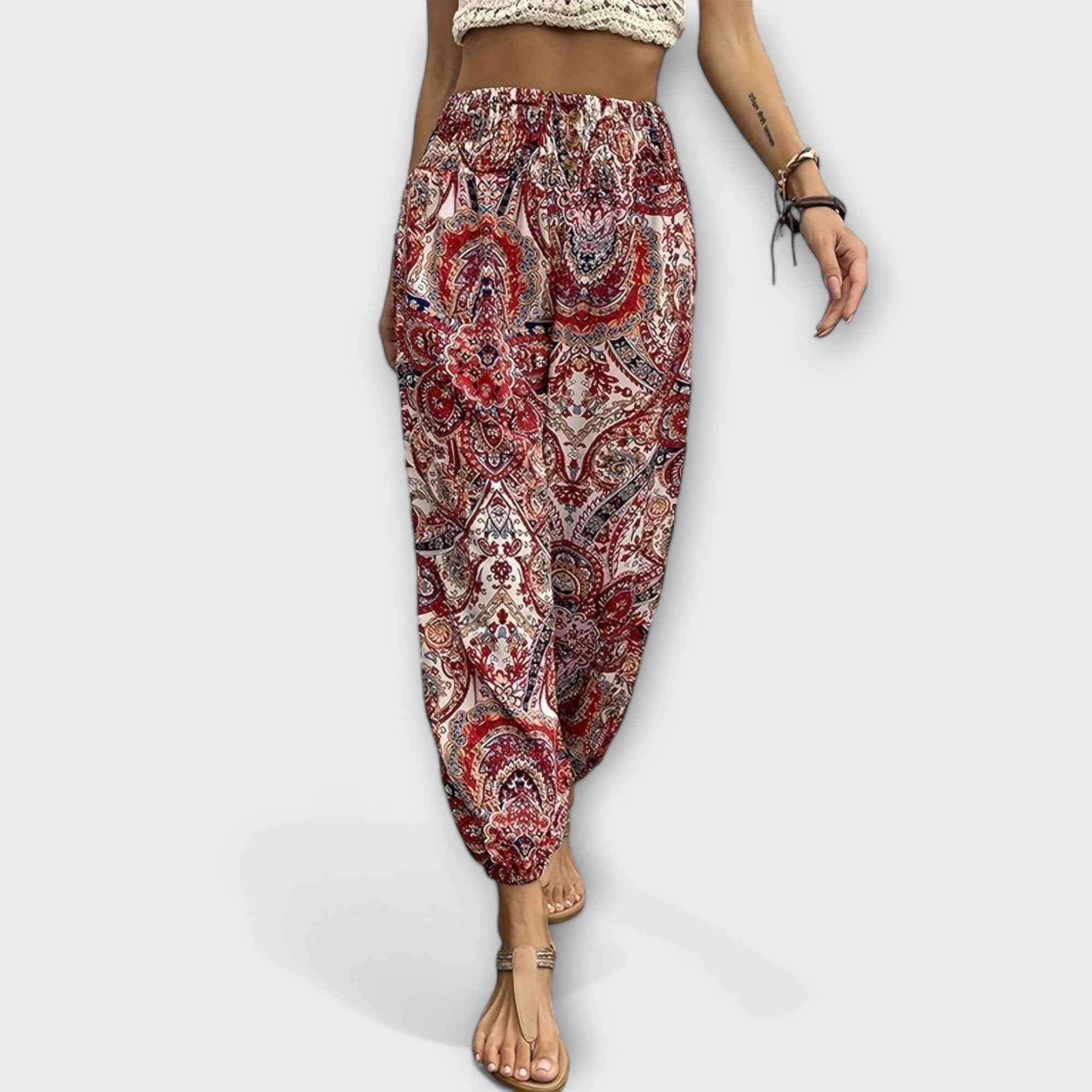 Lola - Pantalones de Estilo Étnico