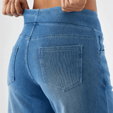 Verica - Pantalones Cómodos de Tela Elástica