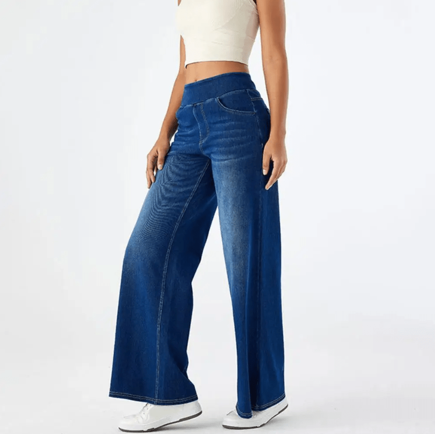 Verica - Pantalones Cómodos de Tela Elástica