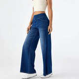 Verica - Pantalones Cómodos de Tela Elástica