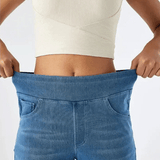 Verica - Pantalones Cómodos de Tela Elástica