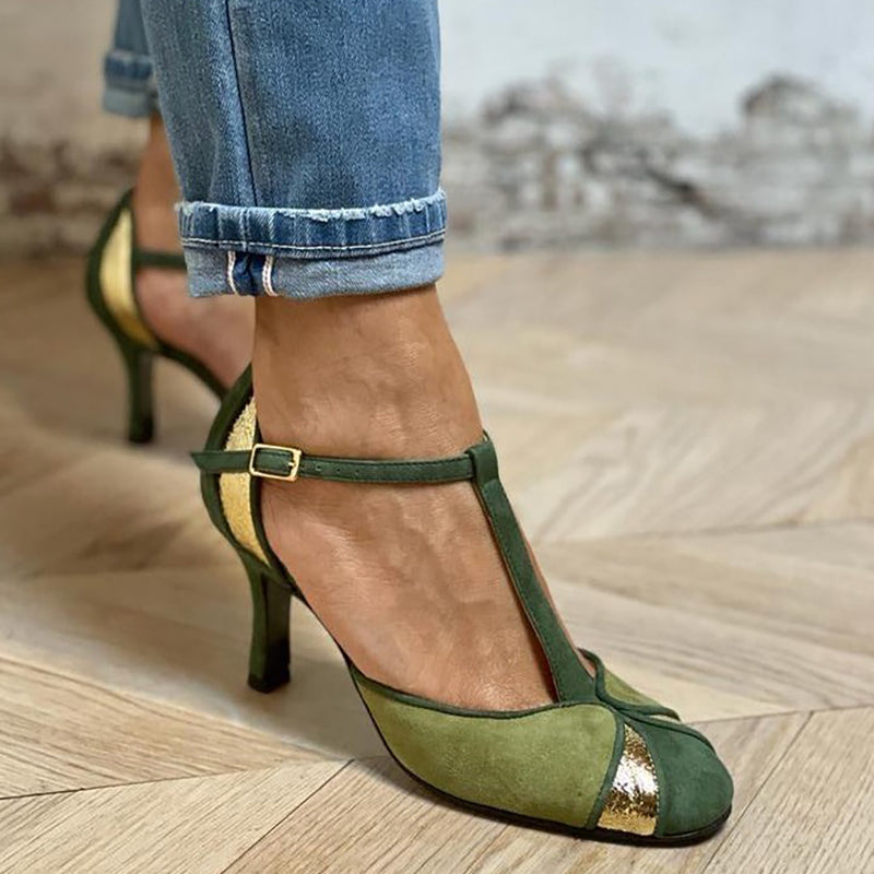 Taviana | Últimas sandalias de punta cerrada con diseño en T