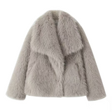 Annemiek | Chaqueta Corto Femenina con Cuello Amplio