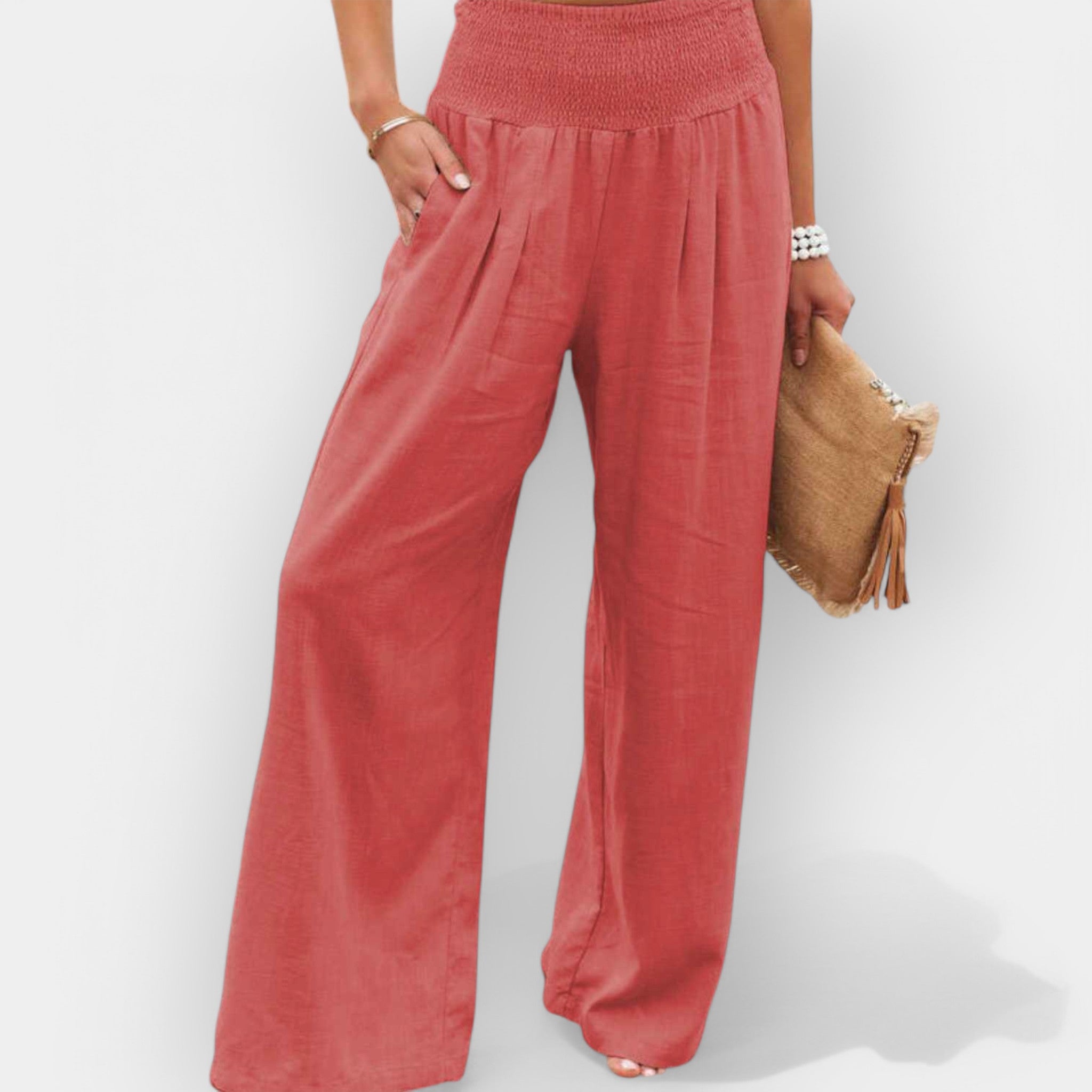 Elda - Elegantes Pantalones Anchos