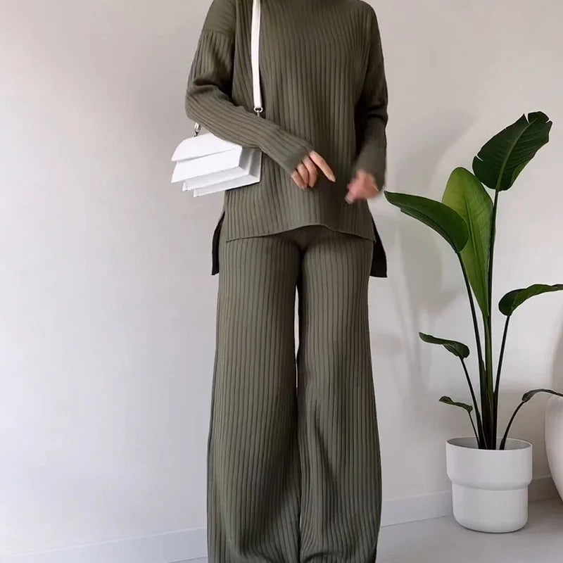 Fayla Softwear | Conjunto de Dos Piezas Casual de Invierno para Mujeres