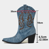 Martha - Botas de ante de tobillo
