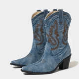 Martha - Botas de ante de tobillo
