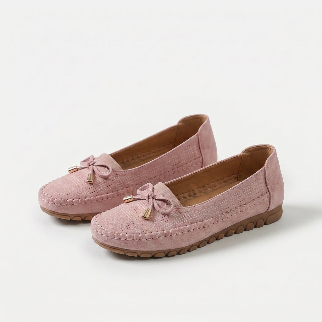Sabine – Mocasines suaves y confortables con elegante lazo