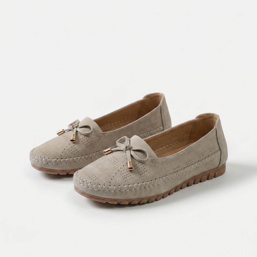 Sabine – Mocasines suaves y confortables con elegante lazo