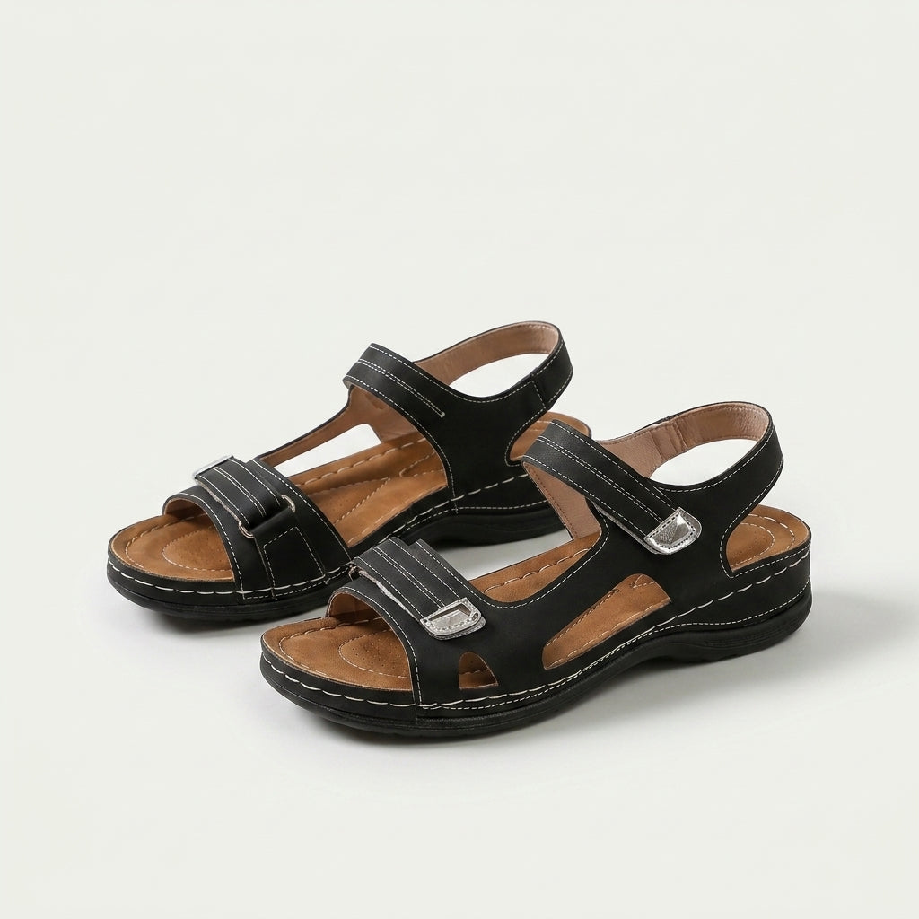 Flora - Sandalia Ajustable de Confort