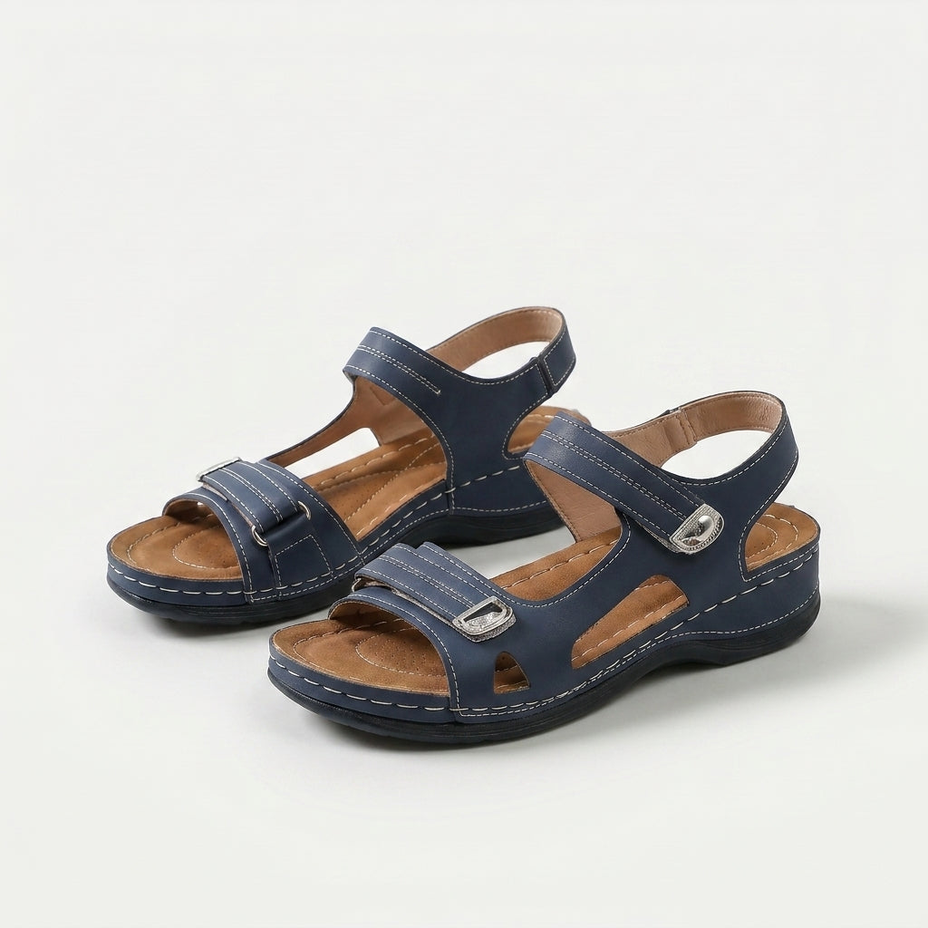 Flora - Sandalia Ajustable de Confort