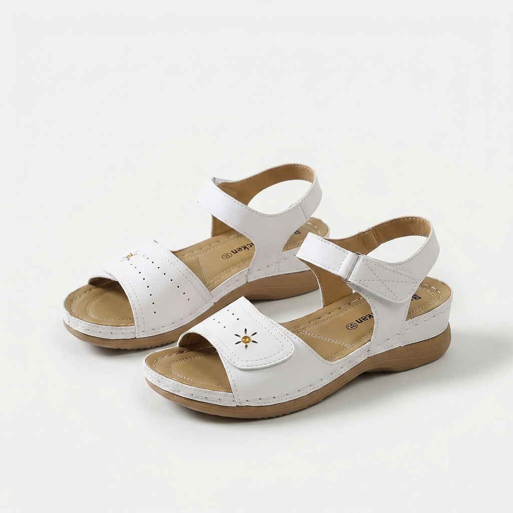Liana - Sandalia de verano ligera con cierre de velcro ajustable