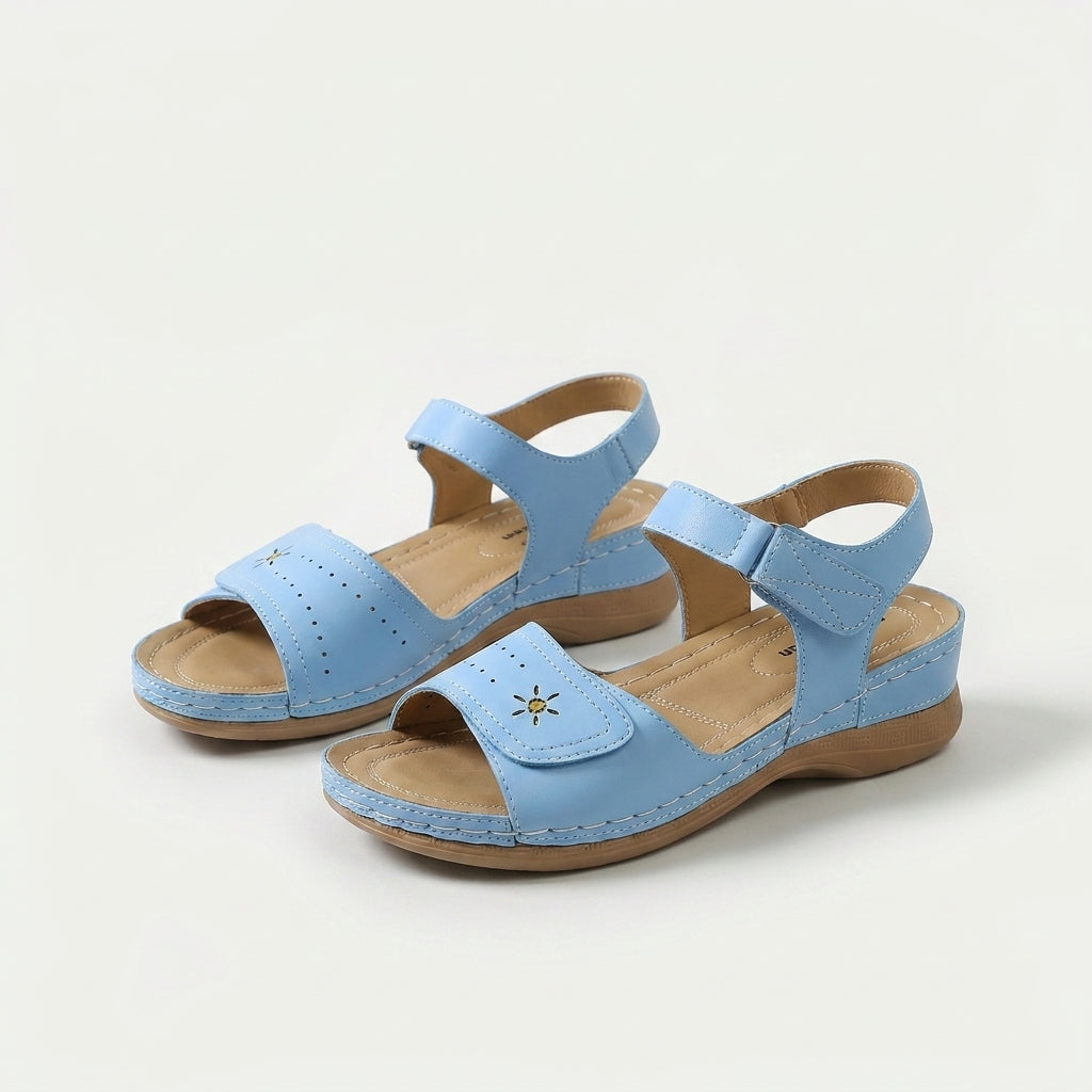 Liana - Sandalia de verano ligera con cierre de velcro ajustable